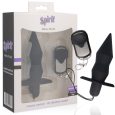PLUG ANAL VIBRADOR COM CONTROLE REMOTO PRETO 11.5X3CM