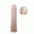 THE BIG PENIS REALISTIC AND VIBRATING DILDO FLESH 26 CM