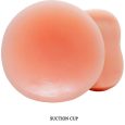 VIBRADOR REALISTA DONG COM ROTAÇÕES BEGE 20X7.4CM | BAILE