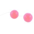 BOLAS ROSA COM “ESPINHOS” PARA UM PRAZER PROFUNDO 3.6CM