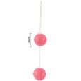 BOLAS ROSA COM “ESPINHOS” PARA UM PRAZER PROFUNDO 3.6CM