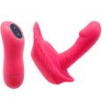 BAILE – BRAVE MAN FUNDA PENE ANAL Y CLITORIS VIBRADOR 16.5 CM NATURAL