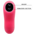 BAILE – BRAVE MAN FUNDA PENE ANAL Y CLITORIS VIBRADOR 16.5 CM NATURAL