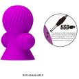 PRETTY LOVE BOMBAS PARA MAMILOS 12 MODOS VIBRAÇÃO ROXO