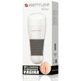 PRETTY LOVE KITTY WHITE MASTURBADOR VAGINA