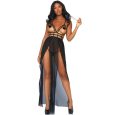 LEG AVENUE – BODYSTOCKING CON ABERTURA Y BRILLANTES T.U