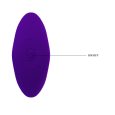 PLUG ANAL VIBRADOR ROXO 10.4X3.5CM