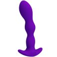 PRETTY LOVE – MASAJEADOR ANAL 12 MODOS VIBRACIÓN LILA