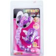 STRAP-ON COM VIBRADOR ANAL E VAGINAL BUTTERFLY ROXO | BAILE