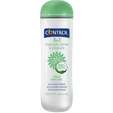GEL DE MASSAGEM HIDRATANTE WILD NATURE 3EM1 200ML | CONTROL