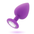 PLUG ANAL SHELKI S ROXO 7.2X2.8CM