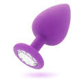 PLUG ANAL SHELKI M ROXO 8X3.5CM