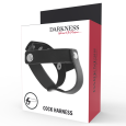 DARKNESS – ANILLO DE PIEL PARA PENE Y TESTÍCULOS
