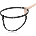 FETISH SUBMISSIVE SILICONE STRAP-ON VIBRATÓRIO CARNE 15CM