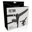 FETISH SUBMISSIVE STRAP-ON DUPLO VIBRATÓRIO PRETO