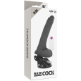 BASECOCK REALISTIC VIBRATOR REMOTE CONTROL PRETO 19 CM