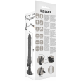 BASECOCK – VIBRADOR REALÍSTICO CONTROL REMOTO NEGRO CON TESTÍCULOS 19.5 CM -O- 4 CM