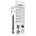 BASECOCK – VIBRADOR REALÍSTICO CONTROL REMOTO NEGRO 19 CM -O- 4 CM