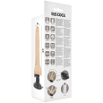 BASECOCK – VIBRADOR REALÍSTICO CONTROL REMOTO NATURAL 19.5 CM -O- 4 CM