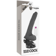 BASECOCK – VIBRADOR REALÍSTICO CONTROL REMOTO NEGRO 19.5 CM -O- 4 CM