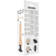 BASECOCK – VIBRADOR REALÍSTICO ARTICULABLE CONTROL REMOTO NATURAL 18.5 CM -O- 4 CM