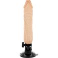 BASECOCK – VIBRADOR REALÍSTICO ARTICULABLE CONTROL REMOTO NATURAL 20 CM -O- 4.5 CM