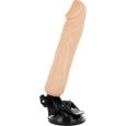 BASECOCK – VIBRADOR REALÍSTICO ARTICULABLE CONTROL REMOTO NATURAL 20 CM -O- 4.5 CM