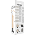 BASECOCK – VIBRADOR REALÍSTICO ARTICULABLE CONTROL REMOTO NATURAL 20 CM -O- 4.5 CM
