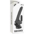 BASECOCK – VIBRADOR REALÍSTICO CONTROL REMOTO NEGRO 19.5 CM -O- 4 CM