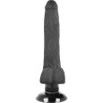 BASECOCK – VIBRADOR REALÍSTICO CONTROL REMOTO NEGRO 20 CM -O- 4 CM