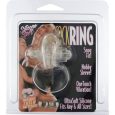 SEVENCREATIONS ANEL VIBRADOR DE SILICONE TRANSPARENTE