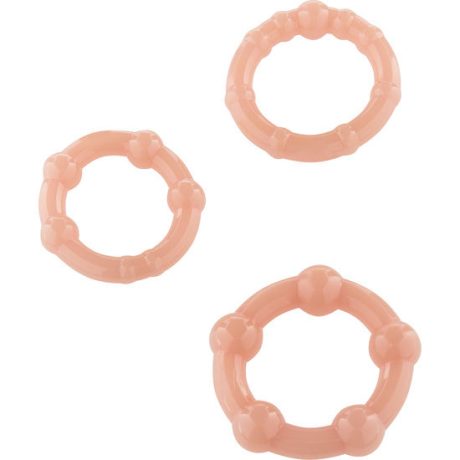 CONJUNTO DE SEVENCREATIONS DE TRÊS ANÉIS DE PELE DO PÉNIS