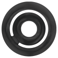 C-RING EM PRETO ADDICTED TOYS