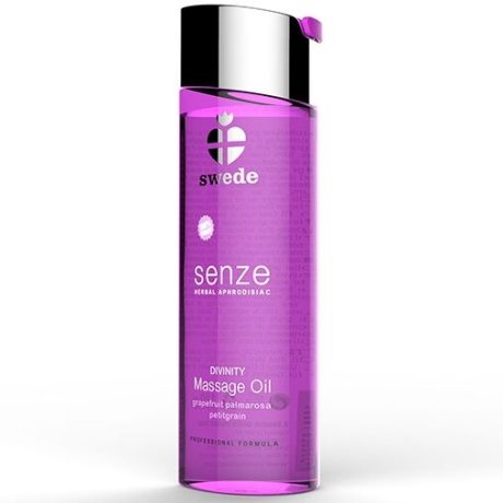 ÓLEO DE MASSAGEM DIVINITY SENZE AFRODISÍACO DE ERVAS 75ML | SWEDE