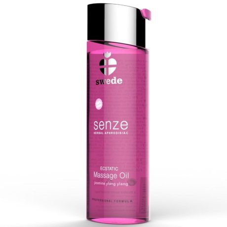 ÓLEO DE MASSAGEM ECSTATIC SENZE AFRODISÍACO DE ERVAS 150ML | SWEDE