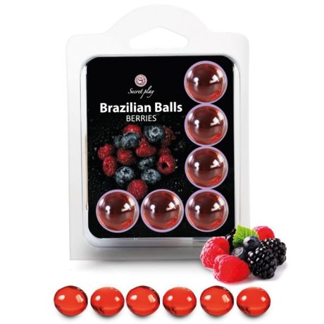 6 BOLAS BRASILEIRAS AROMA FRUTOS SILVESTRES | SECRETPLAY