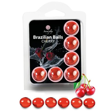 6 BOLAS BRASILEIRAS AROMA CEREJA | SECRETPLAY