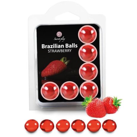 6 BOLAS BRASILEIRAS AROMA MORANGO | SECRETPLAY