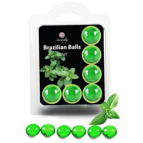 6 BOLAS BRASILEIRAS AROMA MENTA | SECRETPLAY