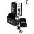 PLUG ANAL DE METAL COM DIAMANTE L 9.5X4CM