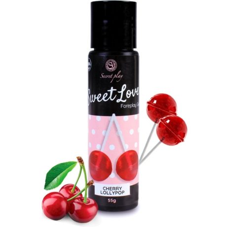 GEL SWEET LOVE SABOR CHUPA-CHUPA DE CEREJA 60ML | SECRETPLAY