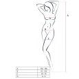 PASSION – WOMAN BS047 BODYSTOCKING ROJO TALLA ÚNICA