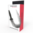 DARKNESS – PLUG ANAL SILICONA CON COLA GRIS