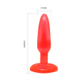 PLUG ANAL VERMELHO 14.2X3.9CM