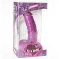 PINK ROOM CONNOR DILDO REALISTA ROXO 16 CM