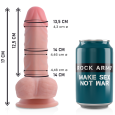 BAILE – SUPER DILDO REALÍSTICO NATURAL 18.8 CM