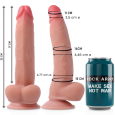 ROCKARMY – DUAL DENSITY PANZER DILDO REALISTA 17 CM -O- 4.46 CM