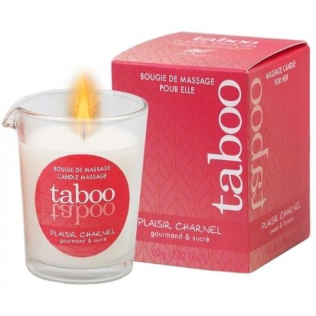 VELA DE MASSAGEM TABOO PLAISIR CHARNEL GOURMAND&SUCRÉ PARA MULHER 60GR | RUF