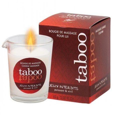 VELA DE MASSAGEM TABOO JEUX INTERDITS PUISSANT&VIRIL PARA HOMEM 60GR | RUF