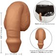 CALEX SILICONE PÉNIS 12.75CM CARAMELO